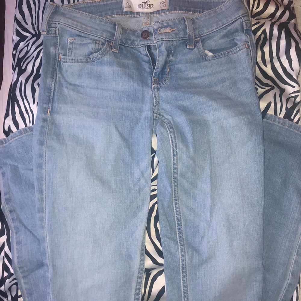 hollister light blue jeans